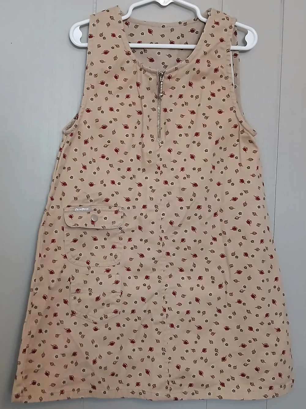 Oshkosh Vintage Girls Size 6 Fall Leaves Dress